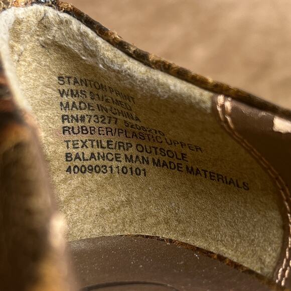 Candie's Stanton Print Patchwork Animal Print Pumps Open Toe High Heel Size 9.5 - Picture 7 of 11